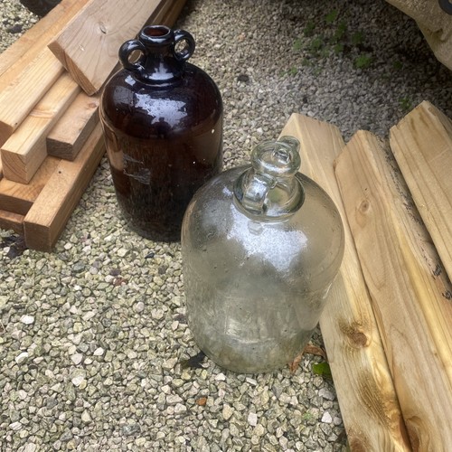 Demijohn bottle clear glass 1 - bottle,
