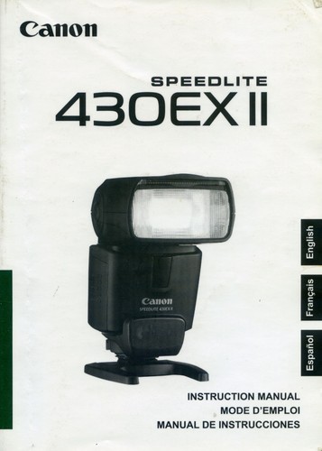 Canon speedlite 430ex - 430ex, ii