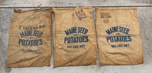 Lot maine potatoes - maine, /