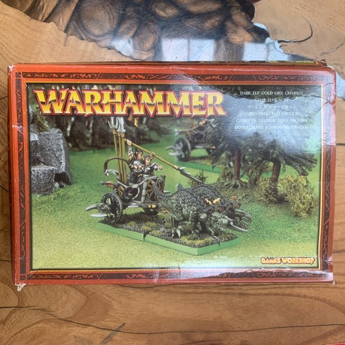 Warhammer dark elf cold one - dark,