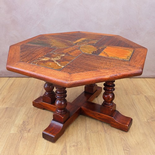 Vintage octagonal slate inlay - octagonal,
