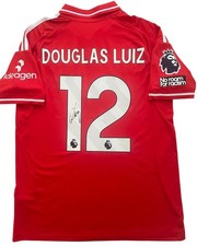 DOUGLAS LUIZ SIGNED NOTTINGHAM FOREST 2025/26 HOME SHIRT WITH PROOF 