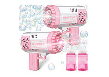 Pink bubble gun space - pink,