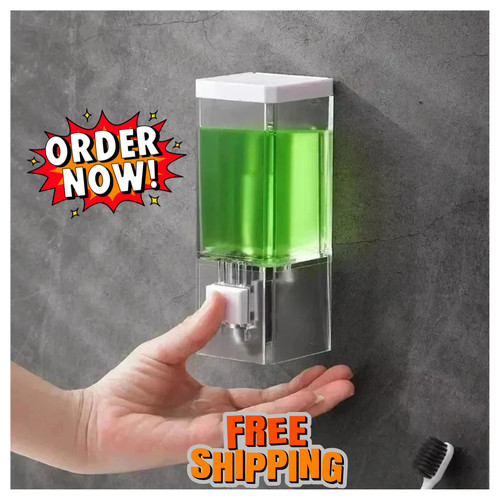 Wall mounted soap dispenser - mounted,