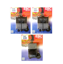 FITS SUZUKI GSF 1200 Bandit 1996 to 2000 EBC Organic FRONT and REAR Brake Pads 