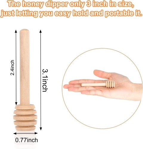 25pcs honey dipper - 5-25pcs, honey-dipper-sticks