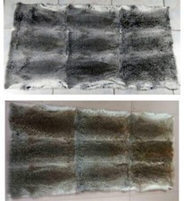 Genuine Rabbit Throw Real Fur