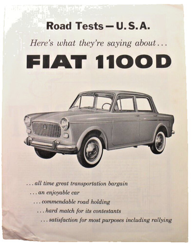 Fiat 1100d road - road, test