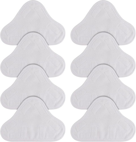 8pack microfiber steam mop pad - steam,