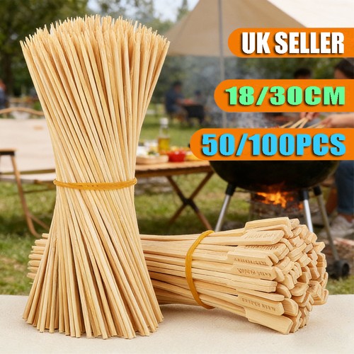 100pcs bamboo skewers bbq - 50/100pcs,