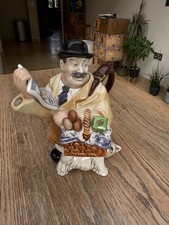 Ringtons Tea Maurice Delivery Man Limited Edition Teapot By Cardew Design - chip