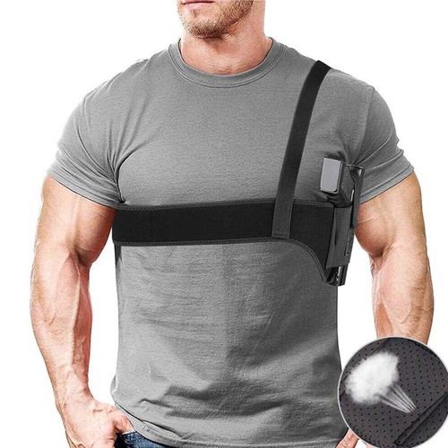 Shoulder chest gun holster - gun,