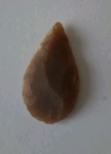 Neolithic flint leaf shaped - neolithic, leaf-shaped