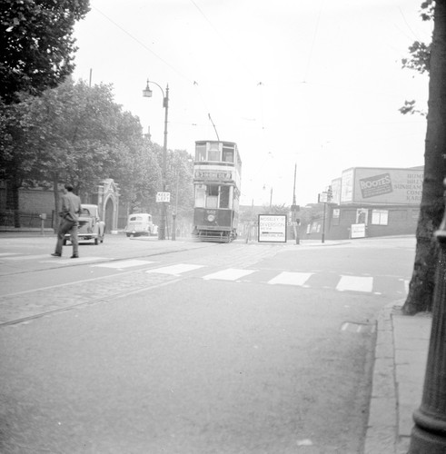 Tram negative birmingham car - birmingham,