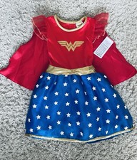 Baby Girl 12-18 Months Wonder Woman Fancy Dress Halloween Costume