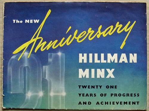 Hillman minx sales brochure - sales,