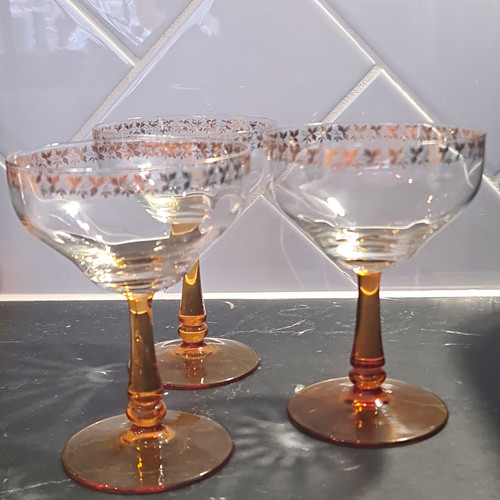 Clear glass champagne - glass,