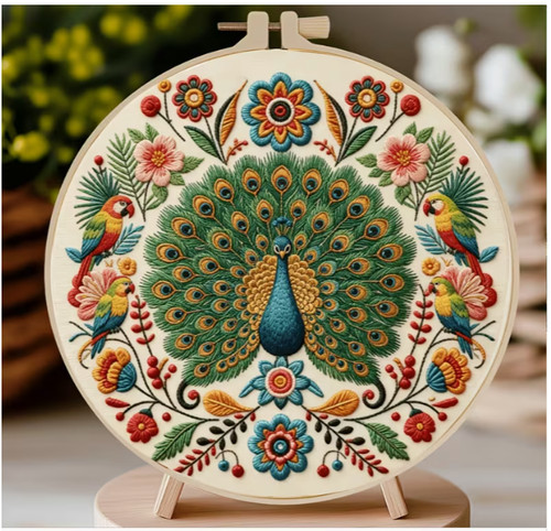 Embroidery hoop kit 20cm - embroidery,