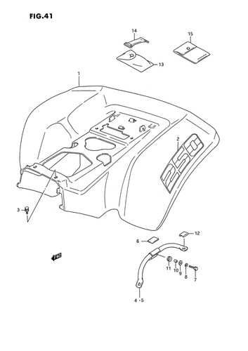 Suzuki genuine atv band - genuine,