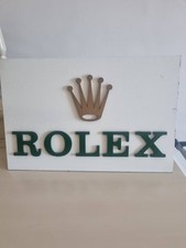 ROLEX WATCH ADVERTISING wood