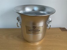 Taittinger Reims MOD Meaux Champagne Bucket Grape Handles Aluminium Metal