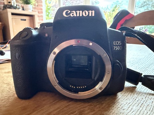 Canon eos 750d dslr camera - w),