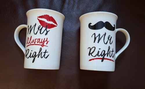 Right and mrs always - right,