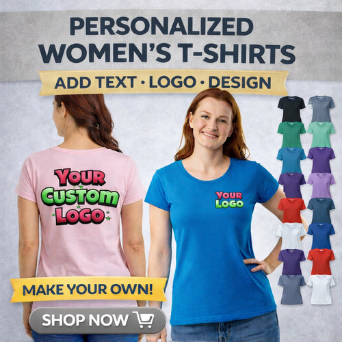 Custom printed womens - custom, shirt