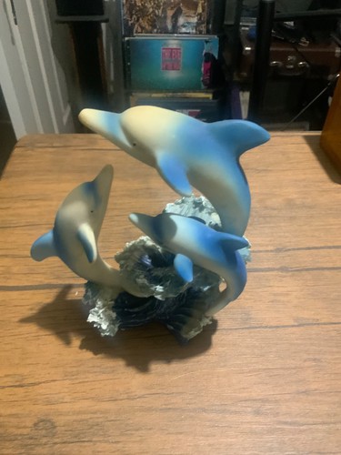 Dolphins figurine - dolphins,