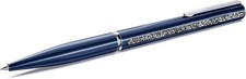 Swarovski Shimmer Ballpoint Pen, Blue Lacquered Finish with Clear blue 