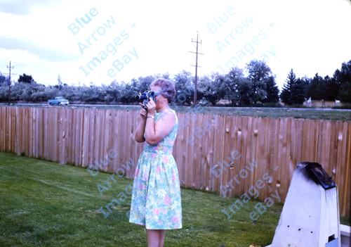 1966 35mm slide woman using - 35mm,