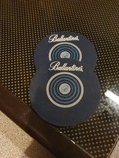 2x Ballantines Whisky Rubber