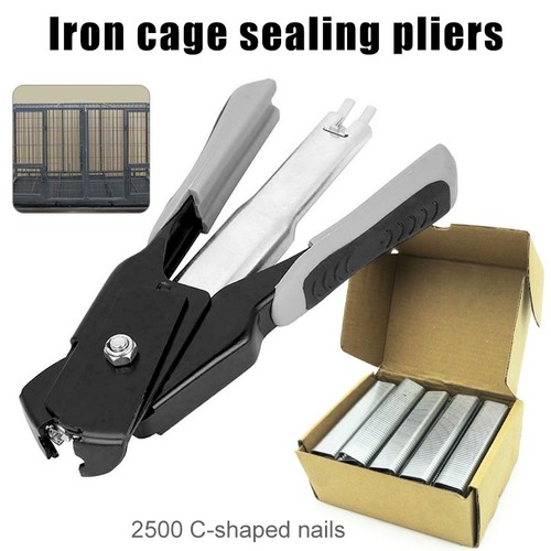 Hog ring pliers 2500 pcs - hog,