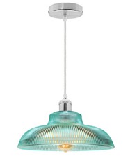 Modern Vintage Industrial Loft Glass Ceiling Lamp Shade Pendant Light M0216