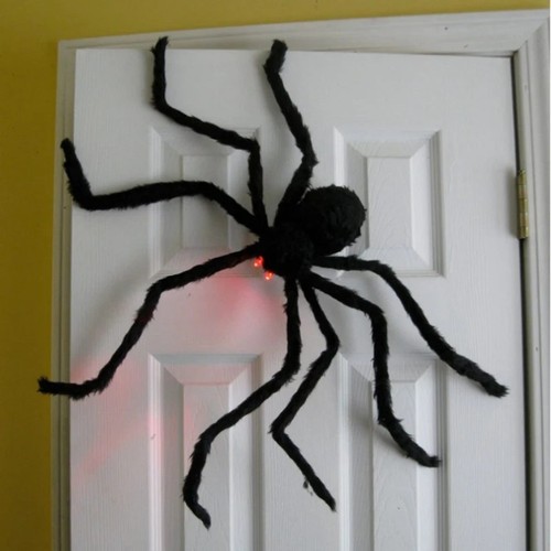 Halloween plush black spider - plush,