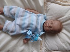 Full Body Silicone Baby Boy Doll  13 Inches