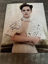 Emma Watson signed 8 x 10