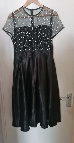Ladies black white elegant - black, &