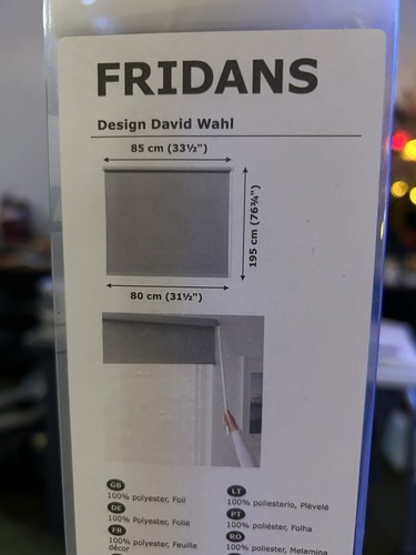 Ikea roller blind - roller, new