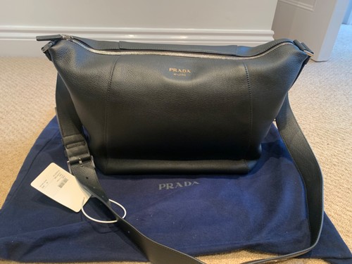 Prada leather shoulder bag - leather,