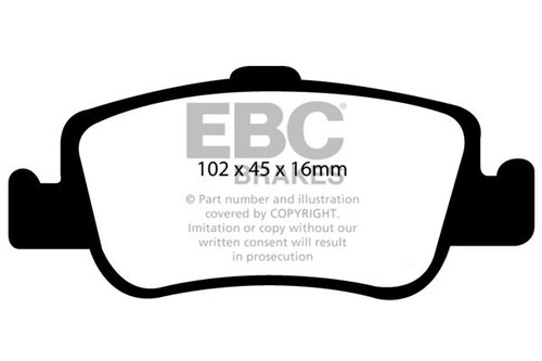 Ebc dp21949 brake pad set - ebc,