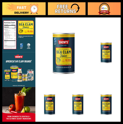 Premium clam juice - juice, oz