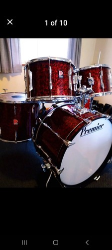 Vintage premier elite drum kit - vintage,