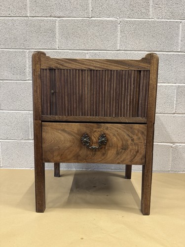 Vintage wooden bedside table - vintage,