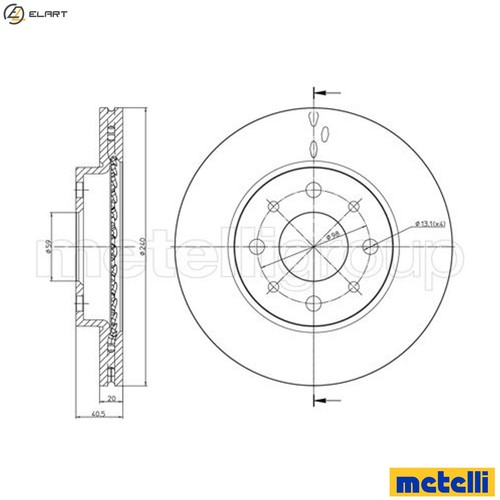 Brake disc 0754c for - disc,