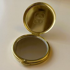 Coty L'Aimant 75th Anniversary Mirror Compact 2002 Gold Tone Limited Edition