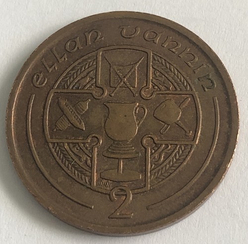 1991 isle man two pence - isle, of