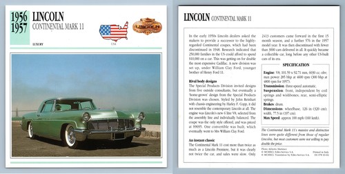 Lincoln continental mark - lincoln, ii