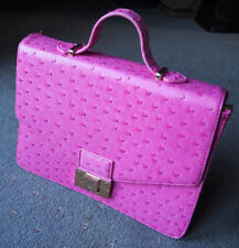 Gabriella Pink Faux Ostrich Handbag / Shoulder bag
