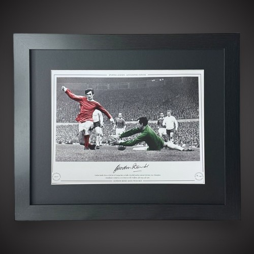 Framed gordon banks hand - framed,